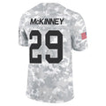 Odoa GB.Packers #29 Xavier McKinney Player Arctic Camo Salute to Service Stitched Jerseys