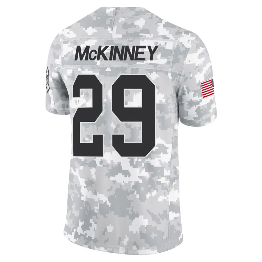 Odoa GB.Packers #29 Xavier McKinney Player Arctic Camo Salute to Service Stitched Jerseys