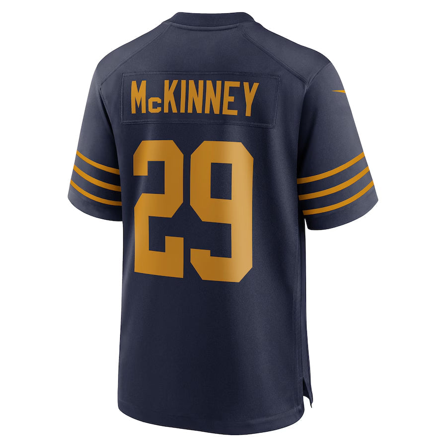 Odoa GB.Packers #29 Xavier McKinney Player Navy The 1923 Classic Game Stitched Jerseys