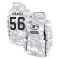 Odoa GB.Packers #56 Edgerrin Cooper Player Arctic Camo Salute to Service Hoodies Limited Game Stitched Jerseys