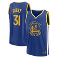 Odoa GS.Warriors #31 Seth Curry Blue Fast Break Replica Jerseys - Icon Edition