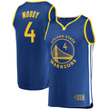 Odoa GS.Warriors #4 Moses Moody Royal Fast Break Replica Jerseys - Icon Edition