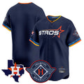 Odoa H.Astros Navy City Connect Texas Patch Vapor Premier Blank Player Limited Home Stitched Jerseys