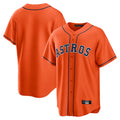 Odoa H.Astros Orange Home Game Blank Player Stitched Jerseys