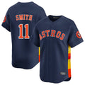 Odoa H.Astros #11 Cam Smith Player Navy Home Limited Stitched Jerseys