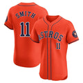 Odoa H.Astros #11 Cam Smith Player Orange Home Limited Elite Stitched Jerseys