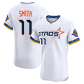 Odoa H.Astros #11 Cam Smith Player White City Connect Limited Elite Home Stitched Jerseys