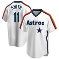 Odoa H.Astros #11 Cam Smith Player White Cooperstown Collection T-shirt Stitched Jerseys