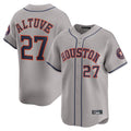 Odoa H.Astros #27 Jose Altuve Player Gray Home Limited Stitched Jerseys
