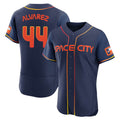 Odoa H.Astros #44 Yordan Alvarez Player Navy City Connect Limited Elite Home Stitched Jerseys