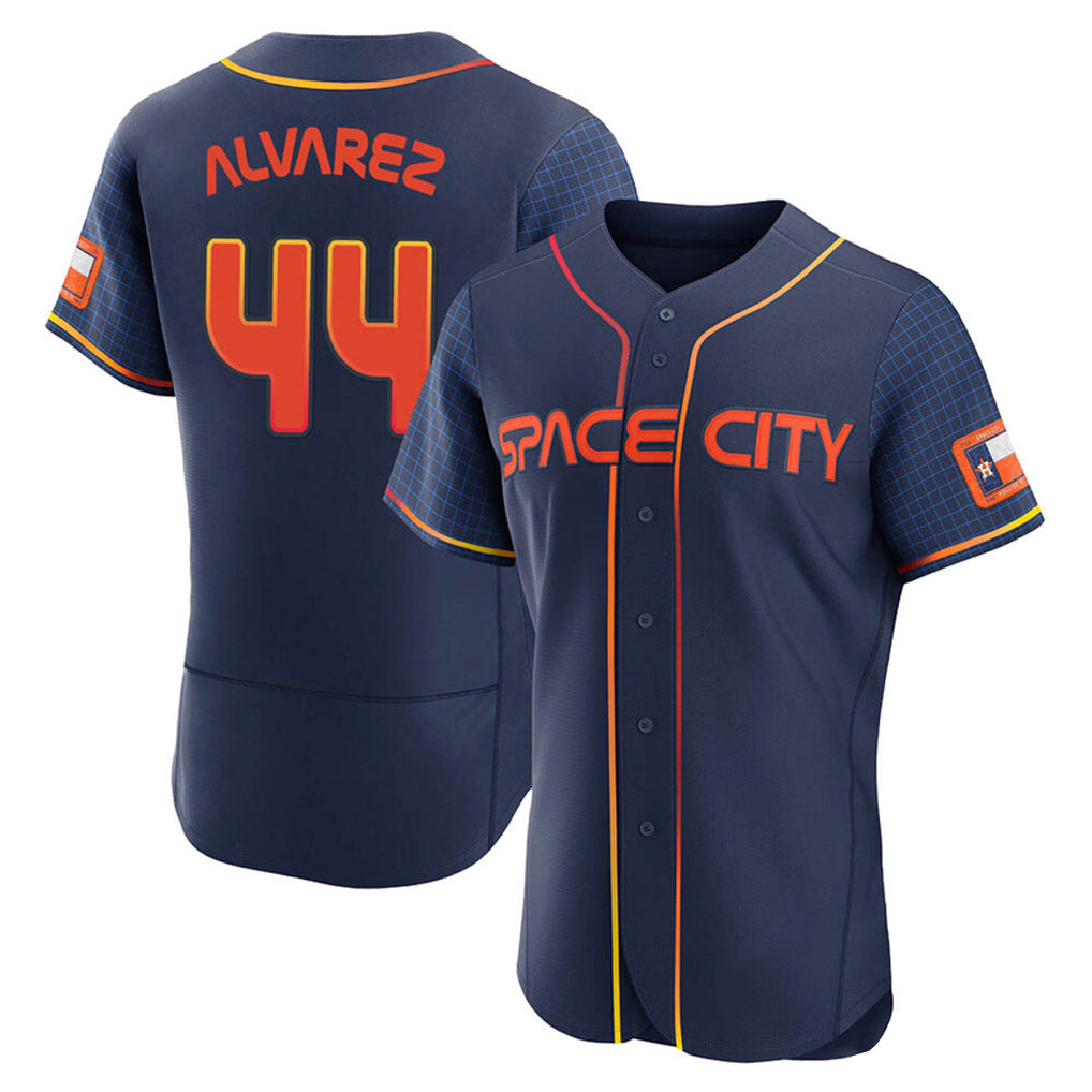Odoa H.Astros #44 Yordan Alvarez Player Navy City Connect Limited Elite Home Stitched Jerseys