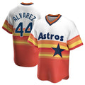 Odoa H.Astros #44 Yordan Alvarez Player Rainbow Cooperstown Collection T-shirt Stitched Jerseys