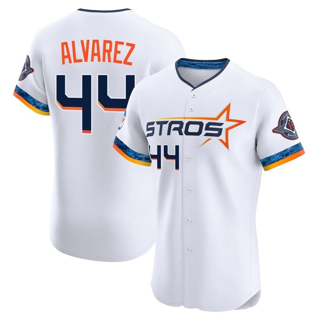 Odoa H.Astros #44 Yordan Alvarez Player White City Connect Limited Elite Home Stitched Jerseys