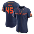 Odoa H.Astros #45 Tatsuya Imai Player Navy City Connect Limited Elite Home Stitched Jerseys