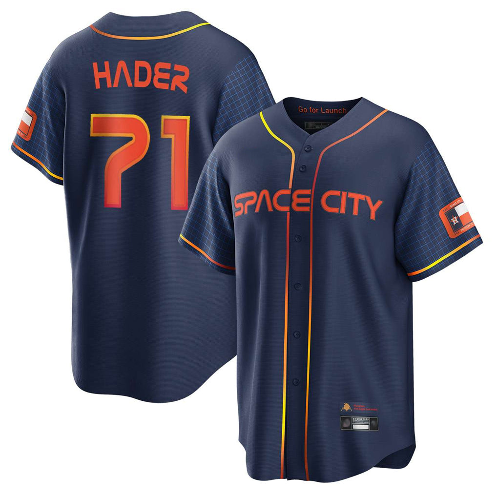 Odoa H.Astros #71 Josh Hader Player Navy City Connect Home Game Stitched Jerseys