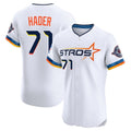 Odoa H.Astros #71 Josh Hader Player White City Connect Limited Elite Home Stitched Jerseys