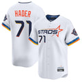 Odoa H.Astros #71 Josh Hader Player White City Connect Limited Home Stitched Jerseys