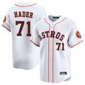 Odoa H.Astros #71 Josh Hader Player White Home Limited Stitched Jerseys