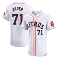 Odoa H.Astros #71 Josh Hader Player White Limited Elite Home Stitched Jerseys