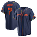 Odoa H.Astros #7 Craig Biggio Player Navy City Connect Home Game Stitched Jerseys