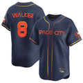 Odoa H.Astros #8 Christian Walker Player Navy City Connect Home Limited Stitched Jerseys