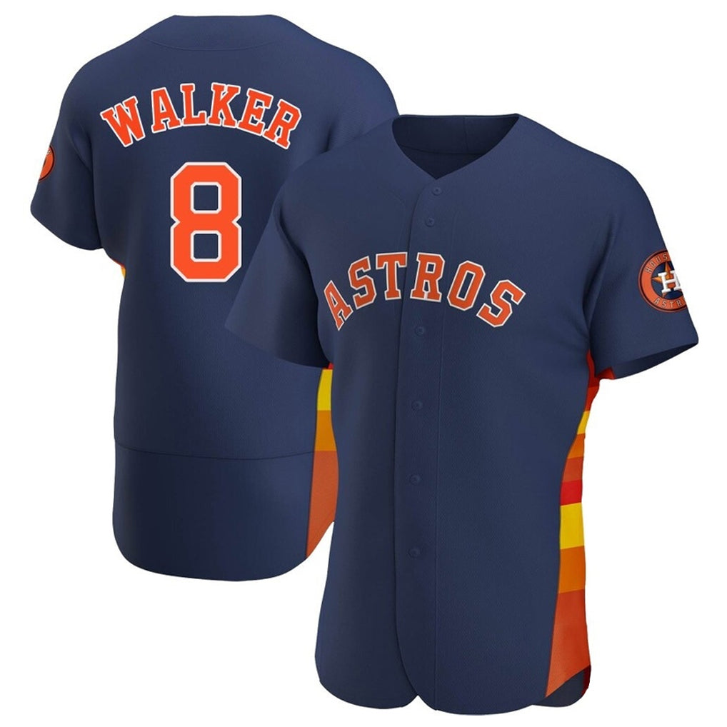 Odoa H.Astros #8 Christian Walker Player Navy Home Limited Elite Stitched Jerseys