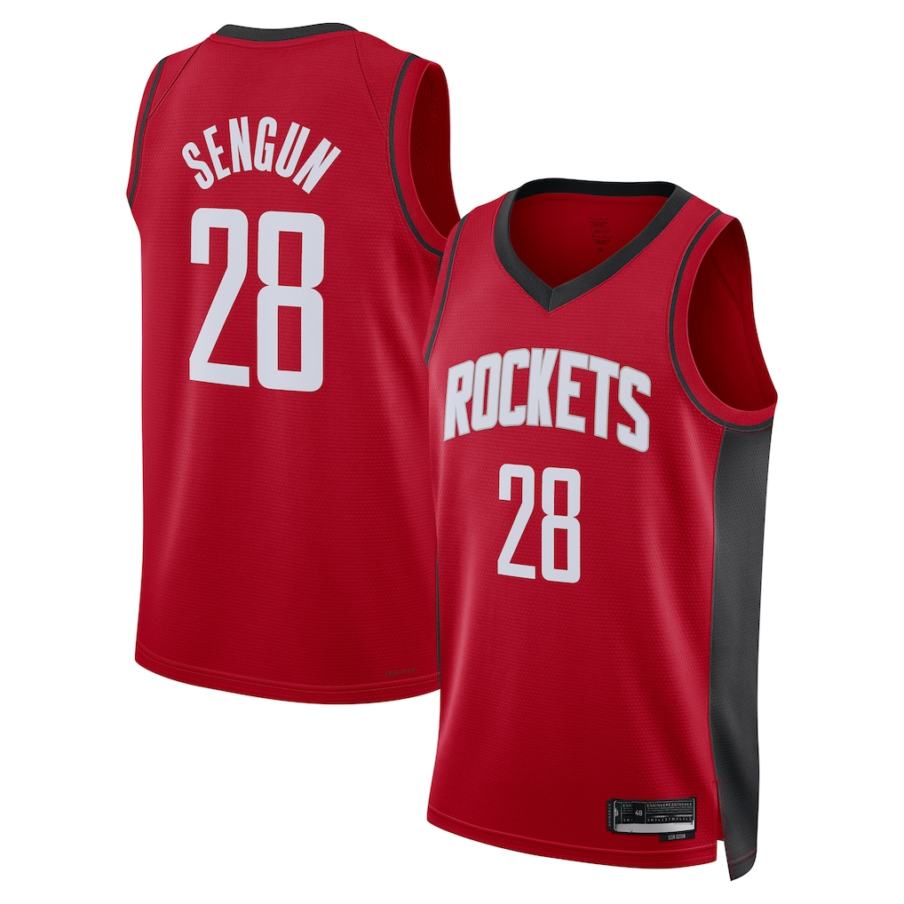 Odoa H.Rockets #28 Alperen ?eng¨¹n Red Swingman Stitched Jerseys - Icon Edition