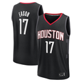Odoa H.Rockets #17 Tari Eason Black Fast Break Replica Player Stitched Jerseys- Statement Edition