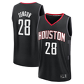 Odoa H.Rockets #28 Alperen Sengun Black Fast Break Replica Player Stitched Jerseys- Statement Edition