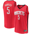 Odoa H.Rockets #5 Fred VanVleet Red Fast Break Replica Player Stitched Jerseys- Icon Edition