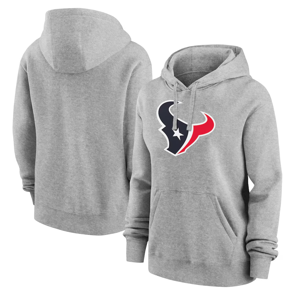 Odoa H.Texans Gray Salute to Service Hoodies Limited Game Blank Player Stitched Jerseys