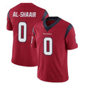 Odoa H.Texans #0 Azeez Al-Shaair Player Red Limited Vapor Untouchable Home Game Stitched Jerseys