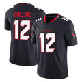 Odoa H.Texans #12 Nico Collins Player Navy Limited Vapor F.U.S.E. Home Game Stitched Jerseys