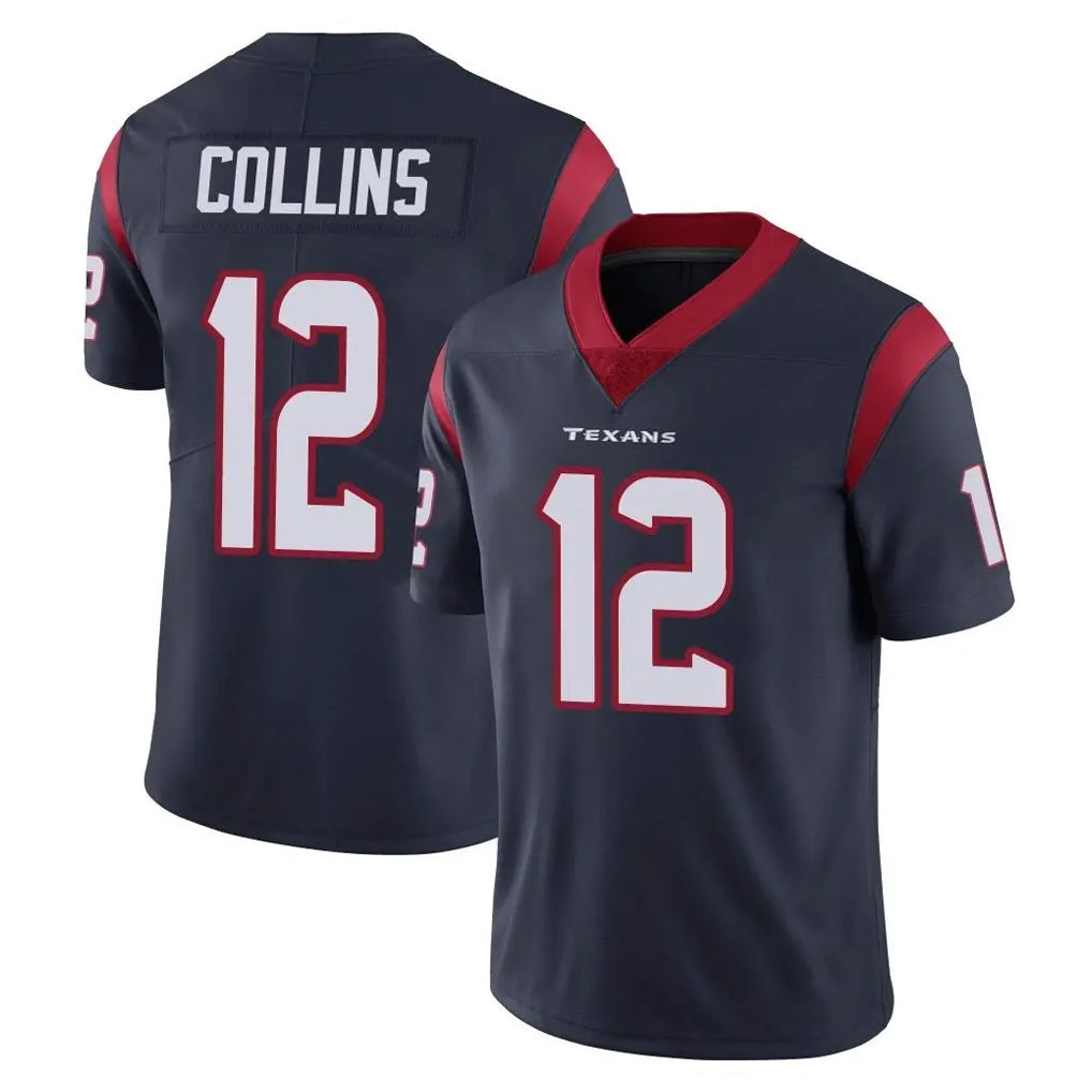 Odoa H.Texans #12 Nico Collins Player Navy Limited Vapor Untouchable Home Game Stitched Jerseys