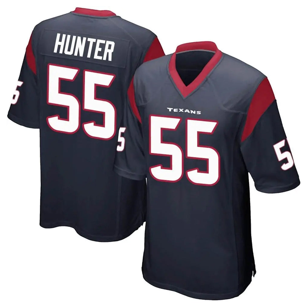 Odoa H.Texans #55 Danielle Hunter Player Navy Home Game Stitched Jerseys