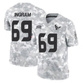 Odoa H.Texans #69 Ed Ingram Player Arctic Camo Salute To Service Limited Game Stitched Jerseys