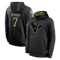 Odoa H.Texans #7 CJ Stroud Player Black Salute to Service Hoodies Limited Game Stitched Jerseys