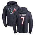 Odoa H.Texans #7 CJ Stroud Player Navy Pro Line Pullover Hoodie Limited Game Stitched Jerseys
