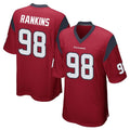 Odoa H.Texans #98 Sheldon Rankins Player Red Home Game Stitched Jerseys
