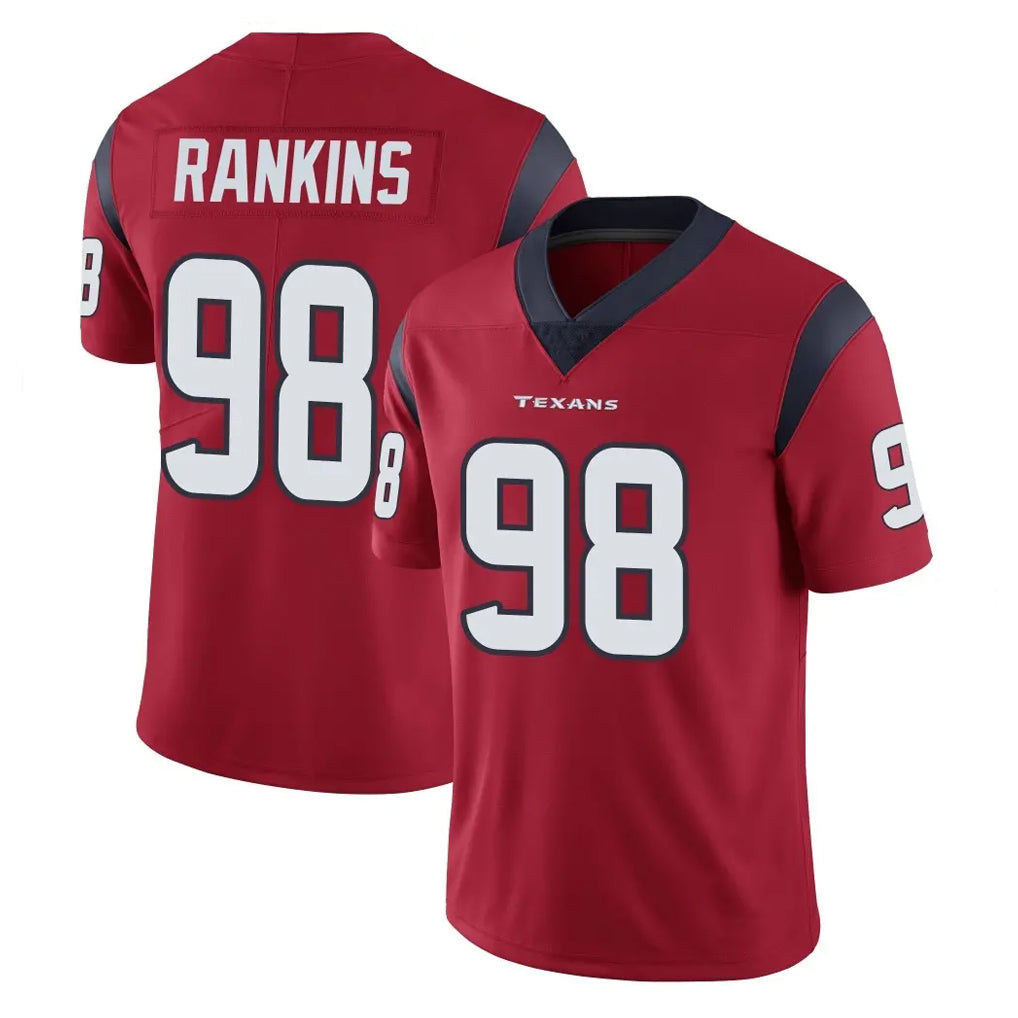 Odoa H.Texans #98 Sheldon Rankins Player Red Limited Vapor Untouchable Home Game Stitched Jerseys