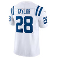 Odoa IN.Colts #28 Jonathan Taylor White Vapor F.U.S.E. Limited Jersey American Stitched Jersey