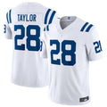 Odoa IN.Colts #28 Jonathan Taylor White Vapor F.U.S.E. Limited Jersey American Stitched Jerseys