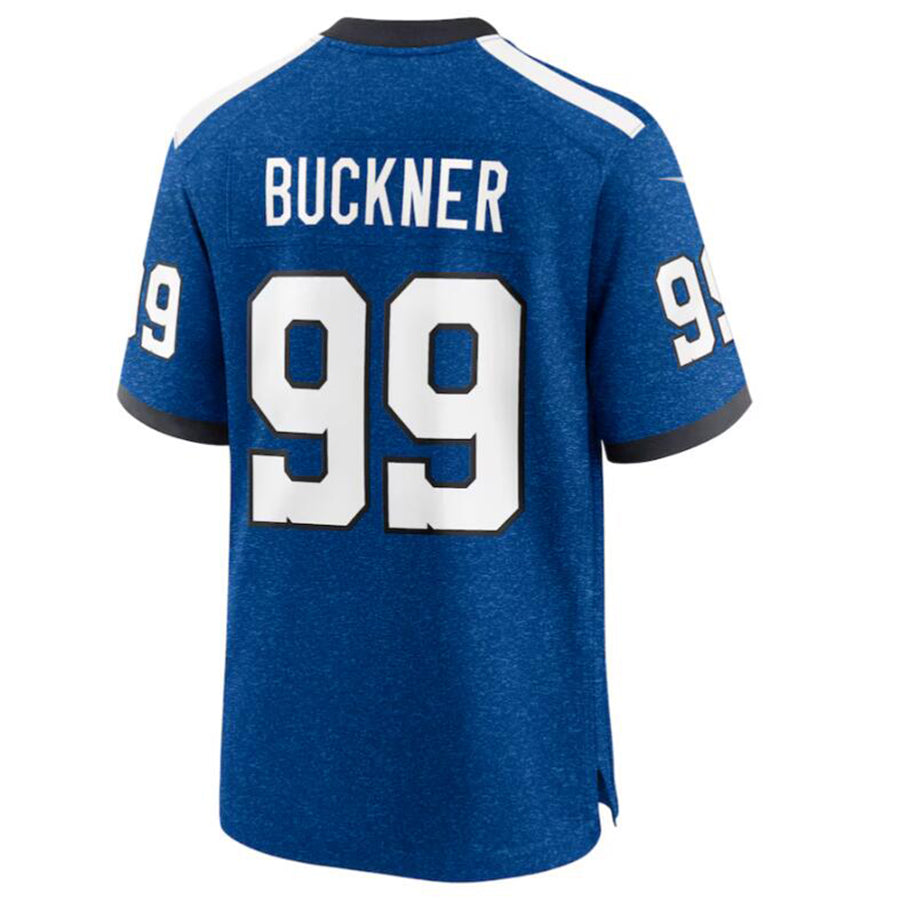 Odoa IN.Colts #99 DeForest Buckner Royal Indiana Nights Alternate Game Jersey American Stitched Football Jerseys