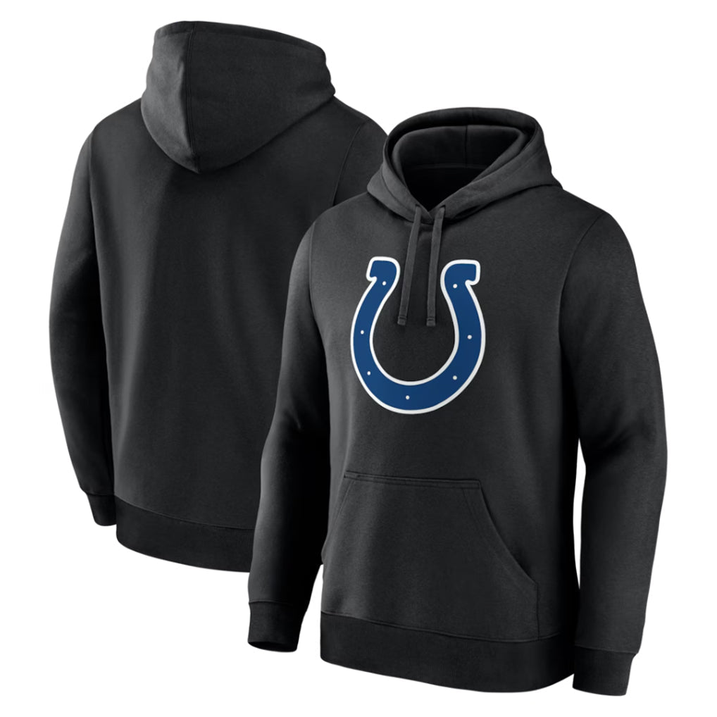 Odoa IN.Colts Black Logo Pullover Hoodie Limited Blank Player Stitched Jerseys