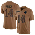 Odoa IN.Colts #14 Alec Pierce Player Brown Salute To Service Limited Stitched Jerseys