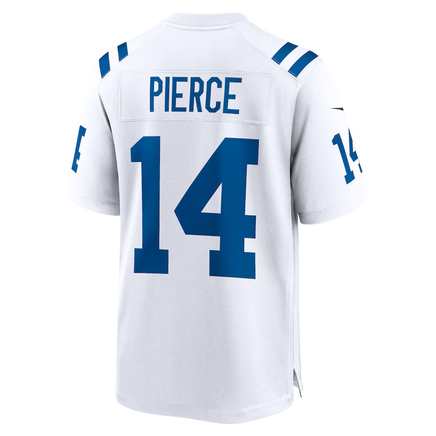 Odoa IN.Colts #14 Alec Pierce Player White Home Game Stitched Jerseys