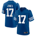 Odoa IN.Colts #17 Daniel Jones Player Royal Limited Game Stitched Jerseys