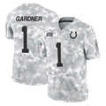 Odoa IN.Colts #1 Sauce Gardner Player Arctic Camo Salute To Service Limited Game Stitched Jerseys