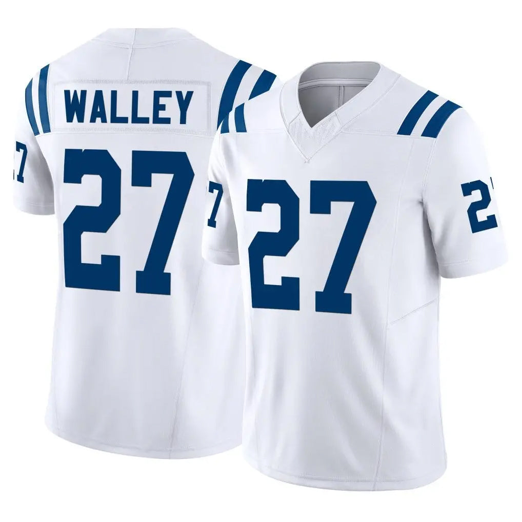 Odoa IN.Colts #27 Justin Walley Player White Limited Vapor F.U.S.E. Home Game Stitched Jerseys