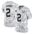 Odoa IN.Colts #2 Josh Downs Player Arctic Camo Salute To Service Limited Game Stitched Jerseys